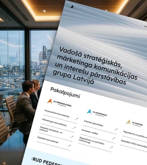 VA Communications: Webflow vietne, ko komanda labo pati